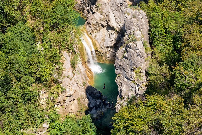 Beautiful waterfall Gubavica