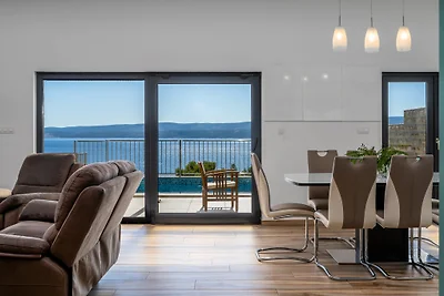 Villa Oslo, Pool & Blick aufs Meer