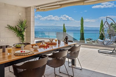 Villa Petra, vue sur la mer, la piscine, max.10P.