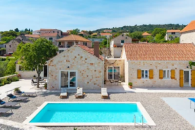 NEW! Stone Villa Olim Civitas with 3 bedrooms, private pool, and sea views