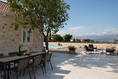 NEW! Stone Villa Olim Civitas with 3 bedrooms, private pool, and sea views