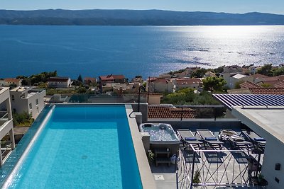 NEW Seaview Villa Gabriel with private heated pool and a Hot-tub