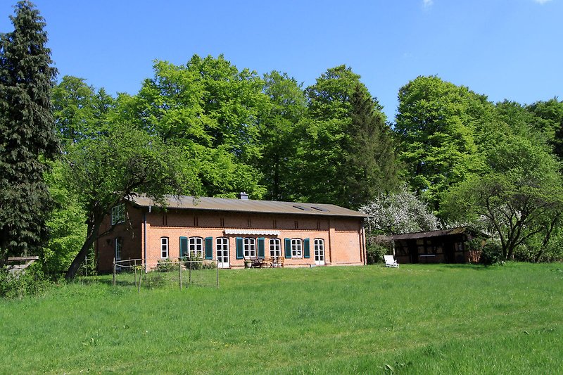 Das idyllische Waldhaus mit Sonnenterrasse und Taumblick