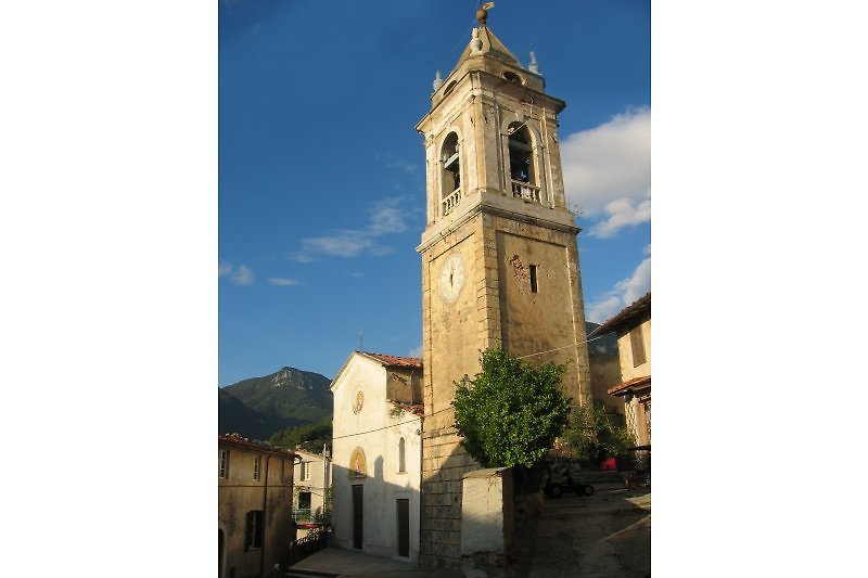 Square with bell tower