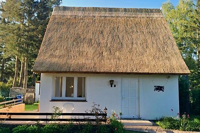 Casa de vacaciones con techo de paja Boddenblick
