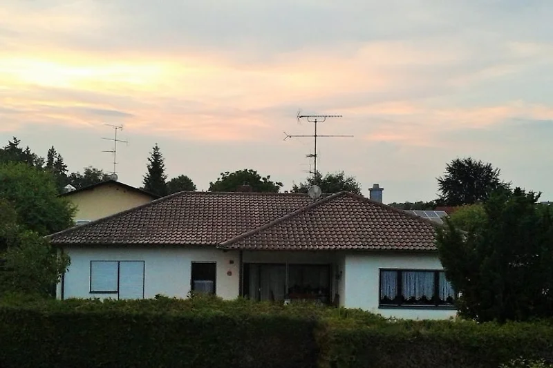 Gezicht op het huis