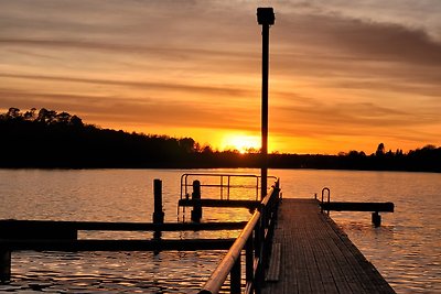 Ferienhaus "A" mit Boot am See