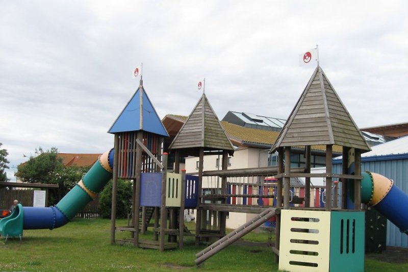 Children's playground in the holiday park