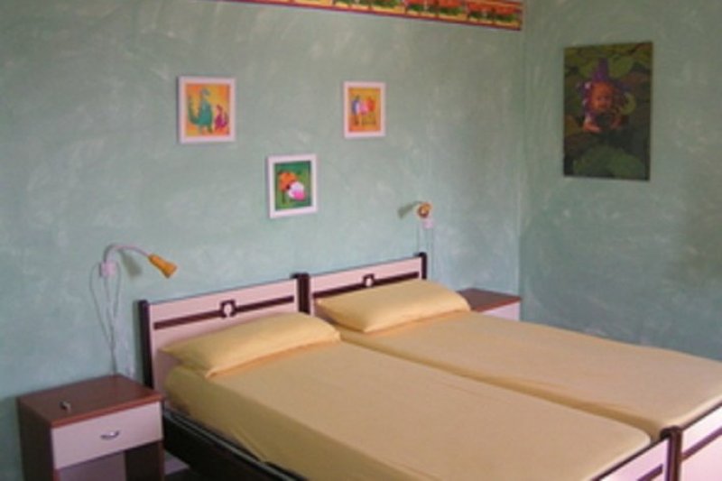 la chambre d'enfant colorée