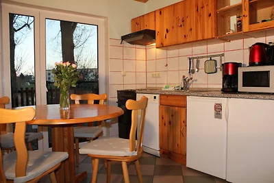 Landhaus am Teich Ferienhaus türkis