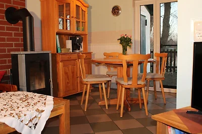 Landhaus am Teich Ferienhaus türkis