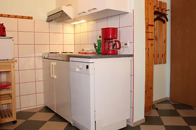 Casa di campagna vicino allo stagno FeWo rosso
