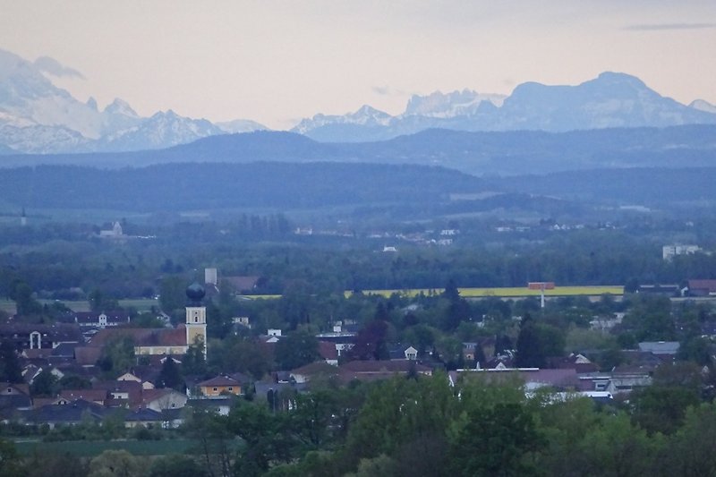 Alpenpanorama bei Föhn