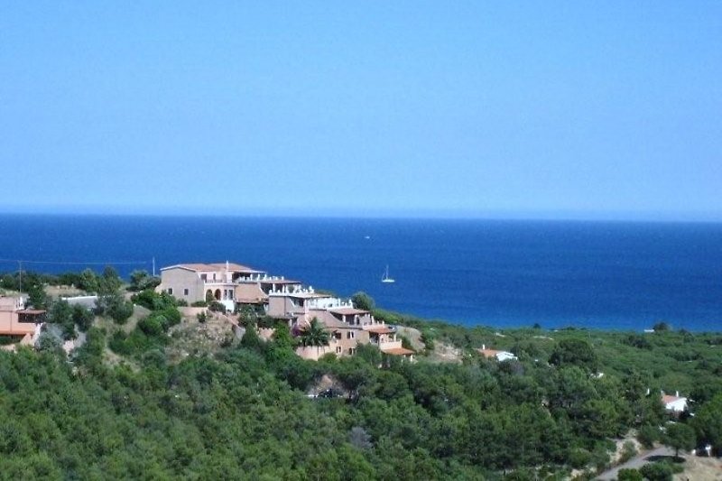 Ausblick aus dem Ferienhaus (links)
