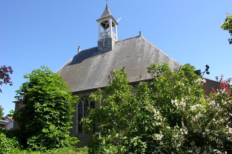 church in the village, bell  does not ring in the night