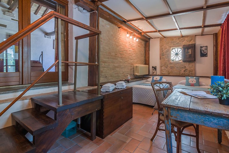 Casa Infinito – Schlafzimmer mit zwei Einzelbetten