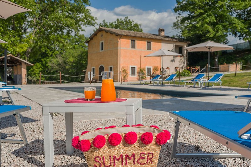Casale Andrea - Pool area to enjoy relaxing moments