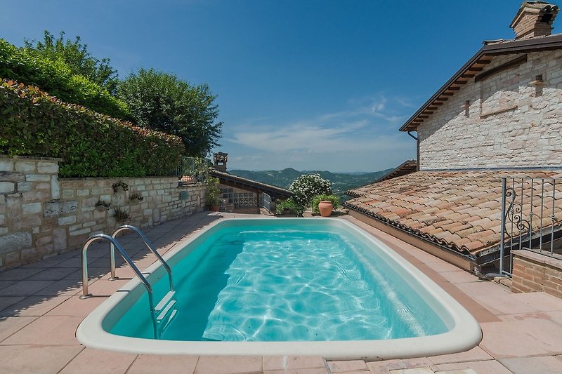 Villa Doriana - Pool mit Panorama-Blick (5x3,40)