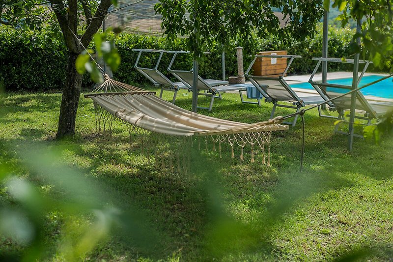 Villa Mariana - Enjoy relaxation in the hammock of the pool area