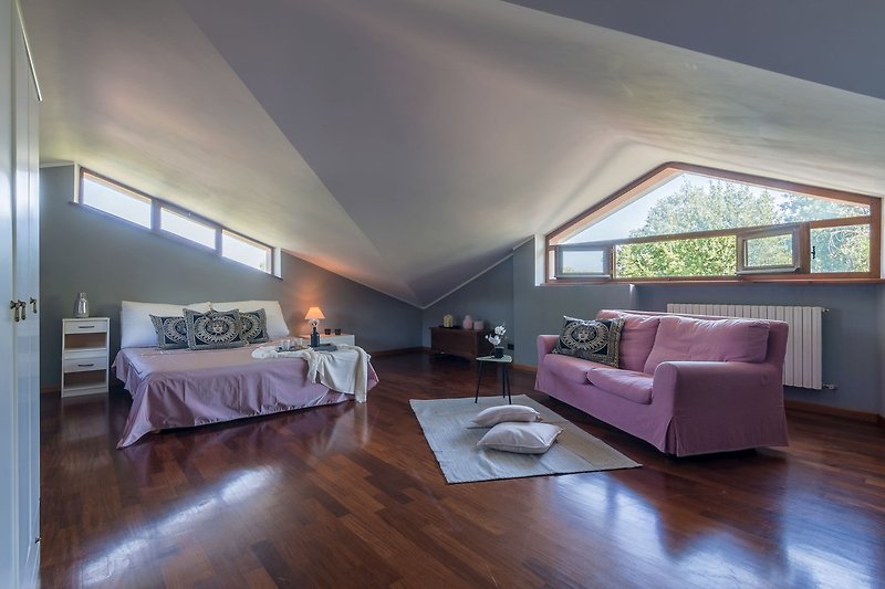 Villa Lucia – Doppelzimmer mit zusätzlichem Einzelbett