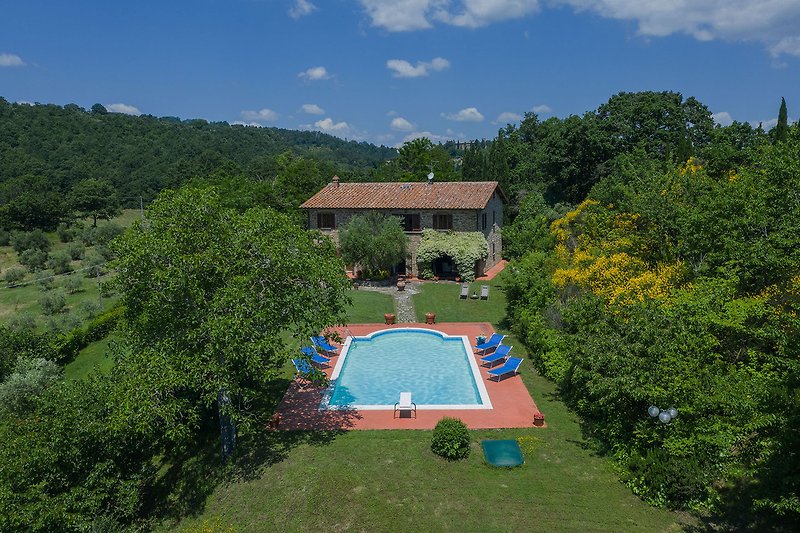 Villa Petroia - Private villa with pool surrounded by the greenery