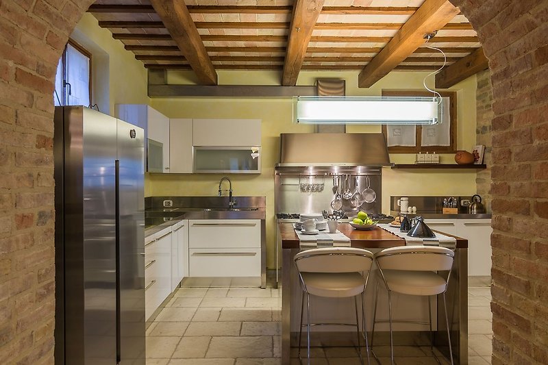 Villa Design - Ausgestattete Küche