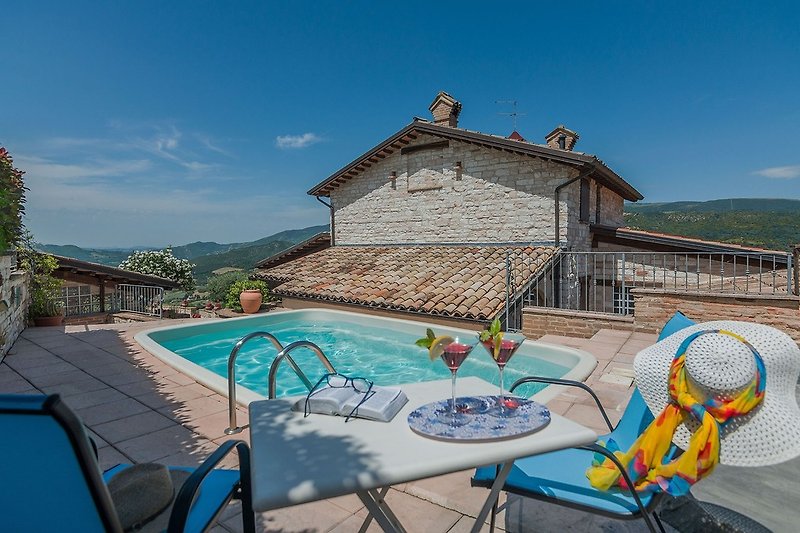 Villa Doriana - pool (5x3,40) with panoramic view