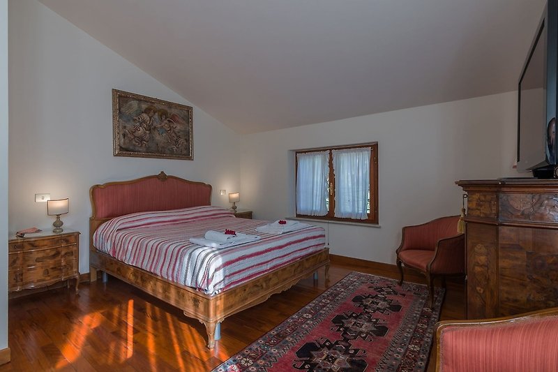 Villa Panorama - Double bedroom with air conditioning