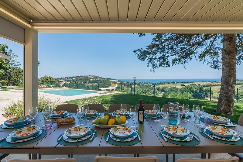 Villa Meer - Veranda con vista mare