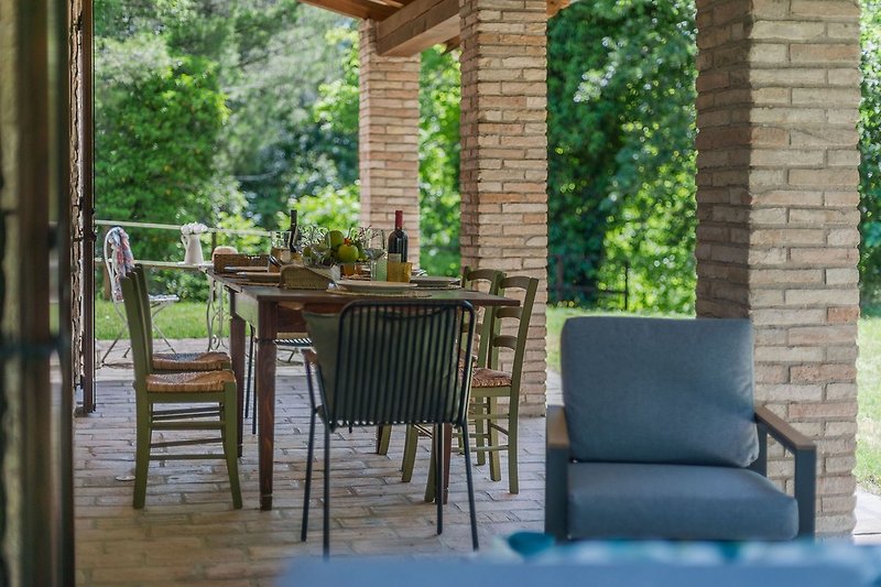 Villa Petra - equipped porch for open-air meals