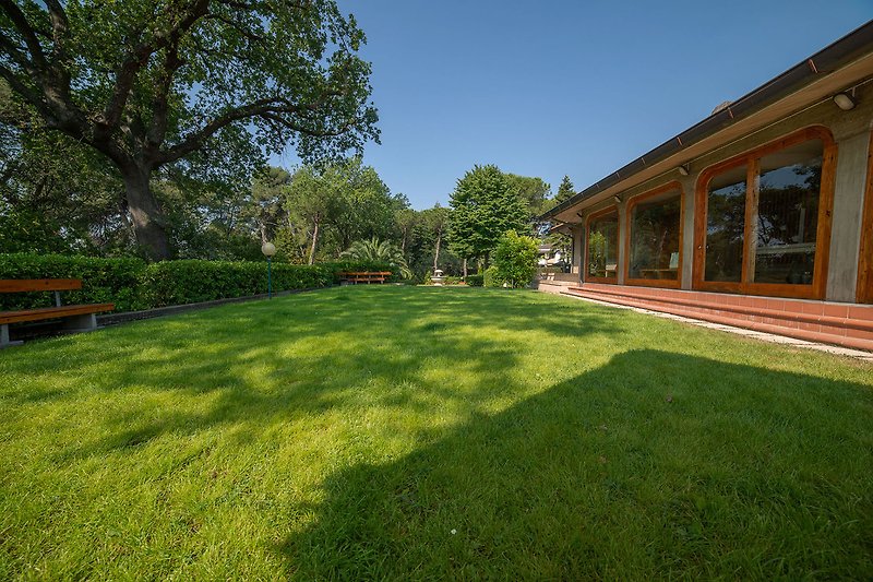 Villa Micol - Ampi spazi esterni nel verde del Parco Naturale del San Bartolo