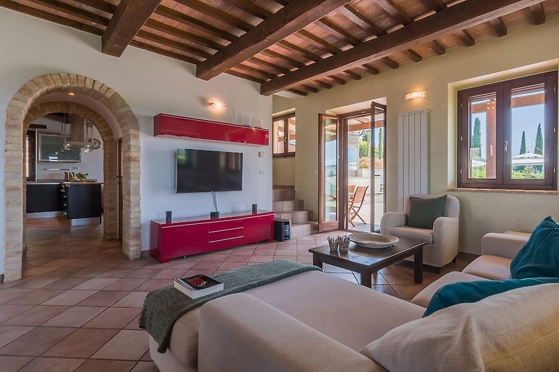 Villa Greta - equipped living room to guarantee every comfort