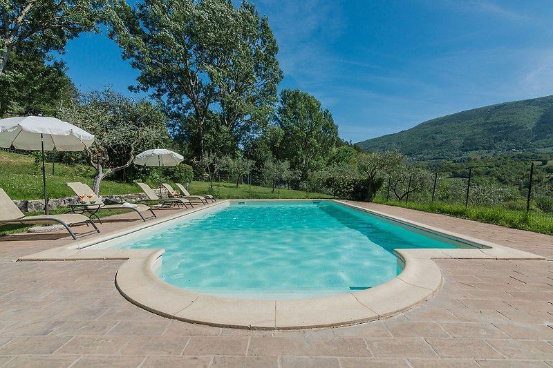 Casale San Francesco - Pool mit Panorama-Blick (10x5)