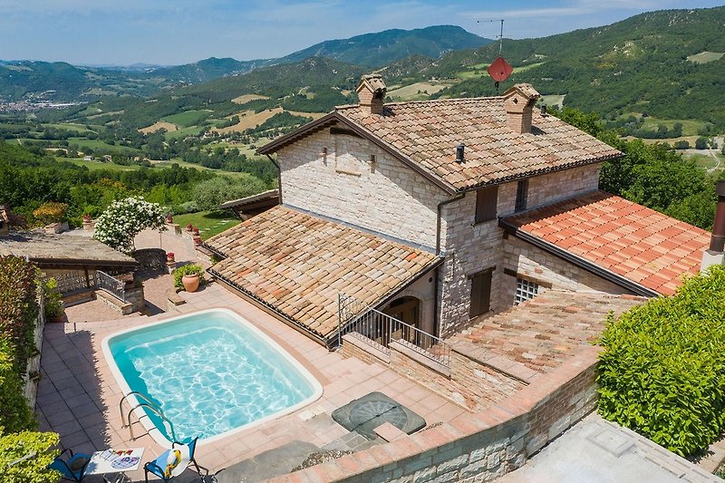Villa Doriana - pool (5x3,40) with panoramic view