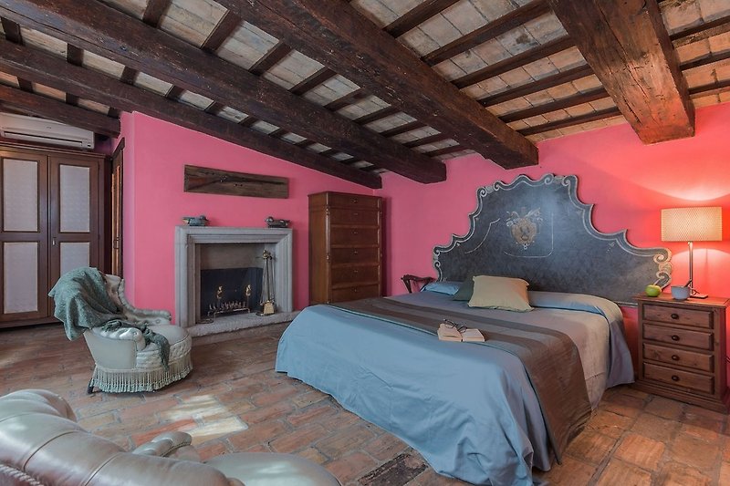 Villa Cavalli - double room with fireplace