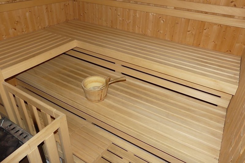 Sauna gegen Gebühr für alle Hausgäste nutzbar