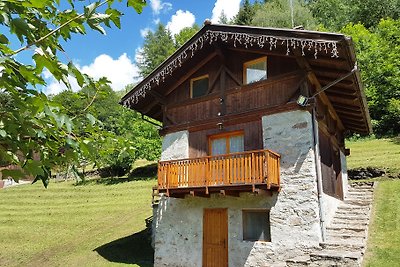 Casa de montaña en el Parque Nacional de Stelvio