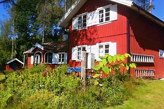 Einsame Schwedenvilla am See, Boot