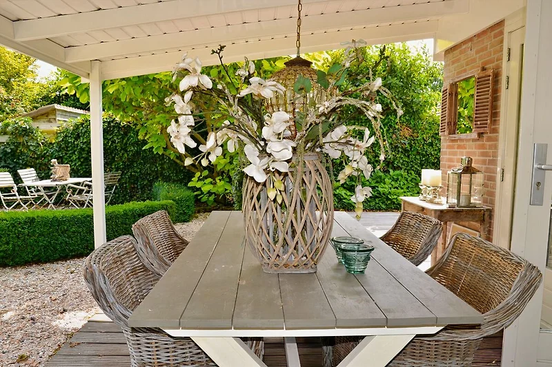 Onder de veranda