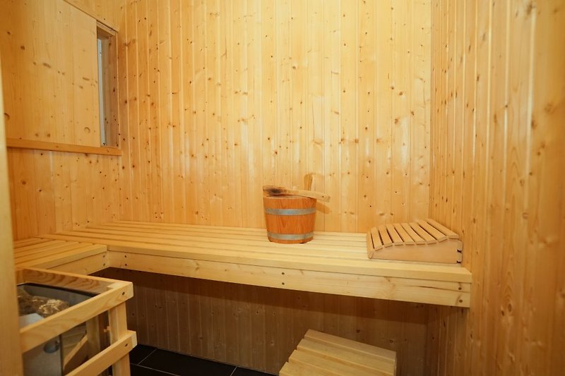 Private, kleine Sauna in der Wohnung