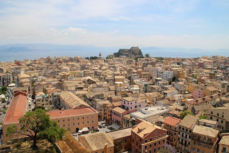 Korfu-Stadt mit ihrer unverwechselbaren, venezianischen Flair