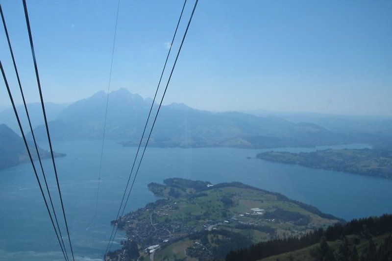 Um Luzern gibt es einige Bergbahnen
