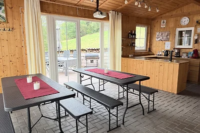 Ferienhaus Süßbächle Sauna Garten