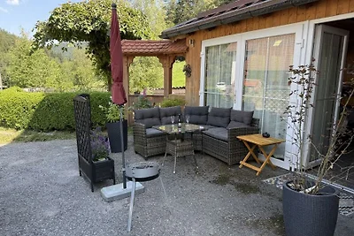 Ferienhaus Süßbächle Sauna Garten