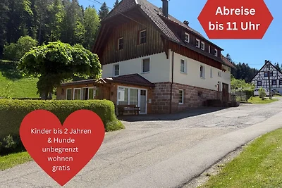 Ferienhaus Süßbächle 3 FeWo Garten