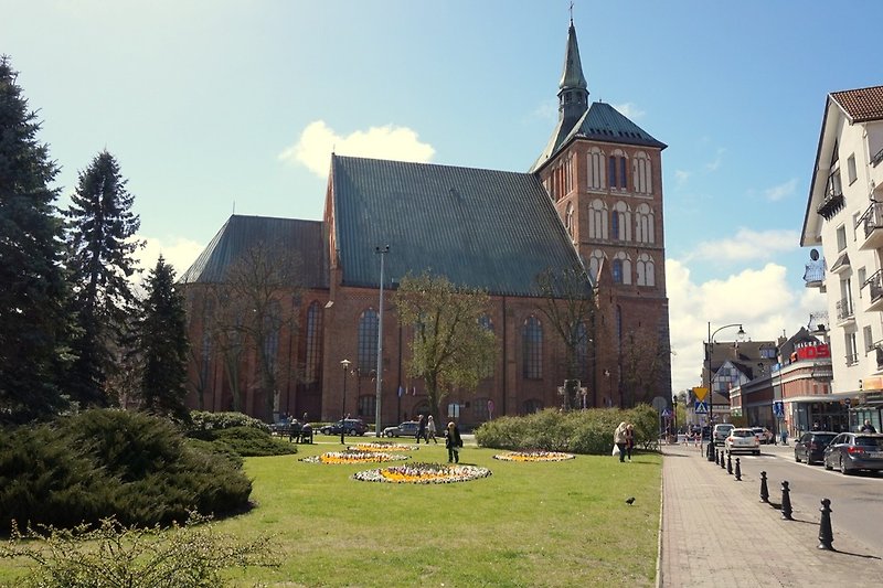 Die Katedrale in Kolberg.