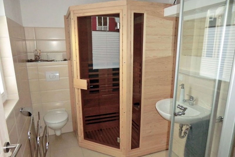 Bagno con sauna