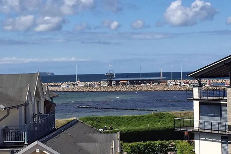 Uitzicht vanaf het balkon