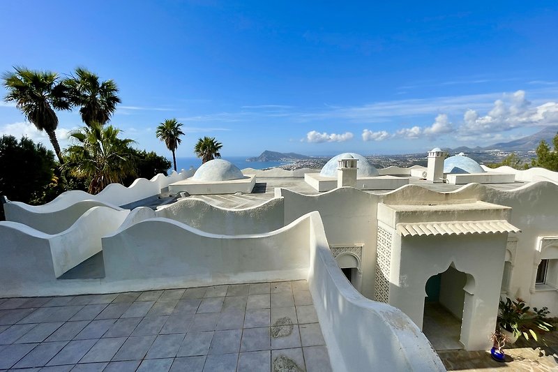 Villa Afsaneh Dachterrasse