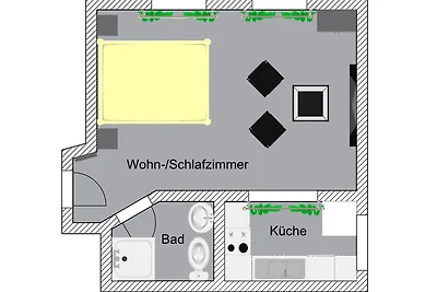 Bäckerhus  Whg 3 + 5 Einraumwohnung